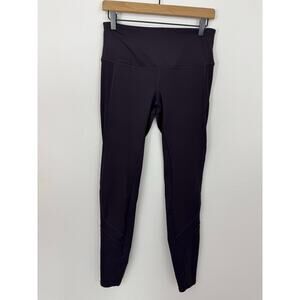 Tangerine Purple Contour Panel High Rise Leggings Size Small